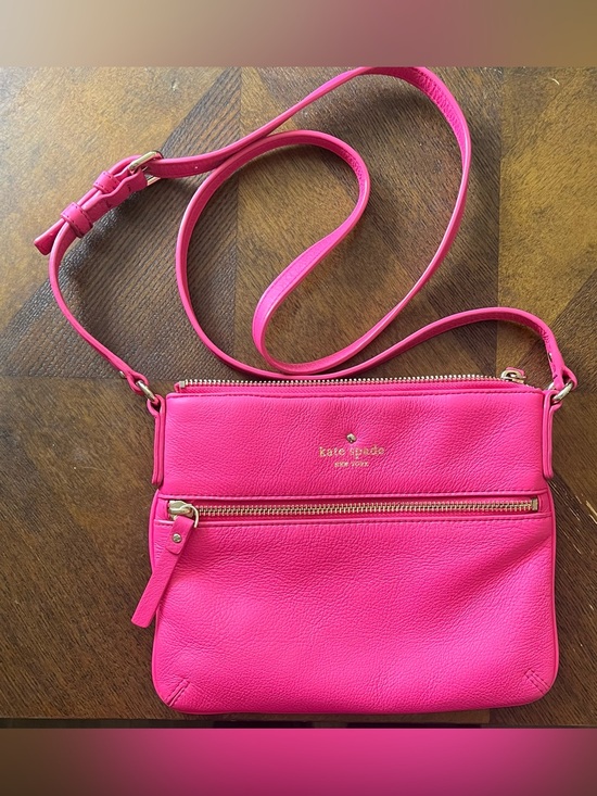 kate spade Handbags - kate spade Bright Pink Leather Crossbody Bag